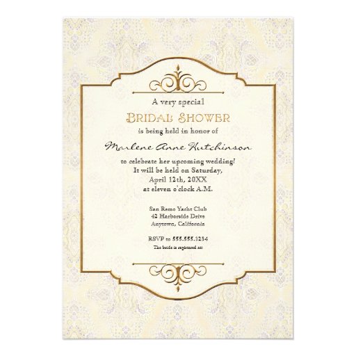 Formal Bridal Shower Invitations 6