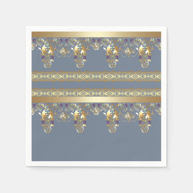 Gold lace napkins (Front)