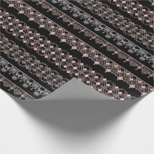 Gold lace wrapping paper