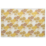 Gold Large Vintage Victorian Floral Roses Texture Fabric