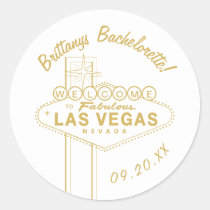 35 personalised Las Vegas Sign INSPIRED Stickers labels birthday party wedding 