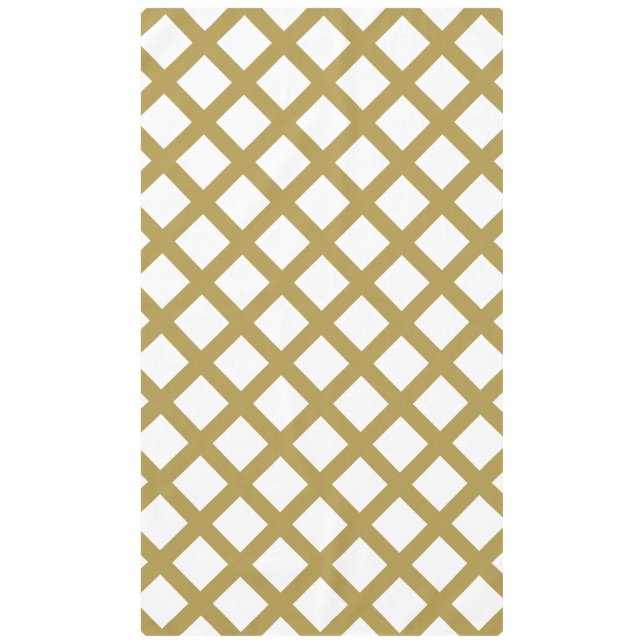 Gold Lattice Tablecloth (Front)