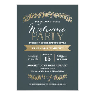 Wedding Welcome Party Invitations & Announcements | Zazzle
