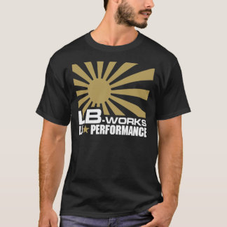 Gold LB Performance Liberty Walk Logo With Japanes T-Shirt