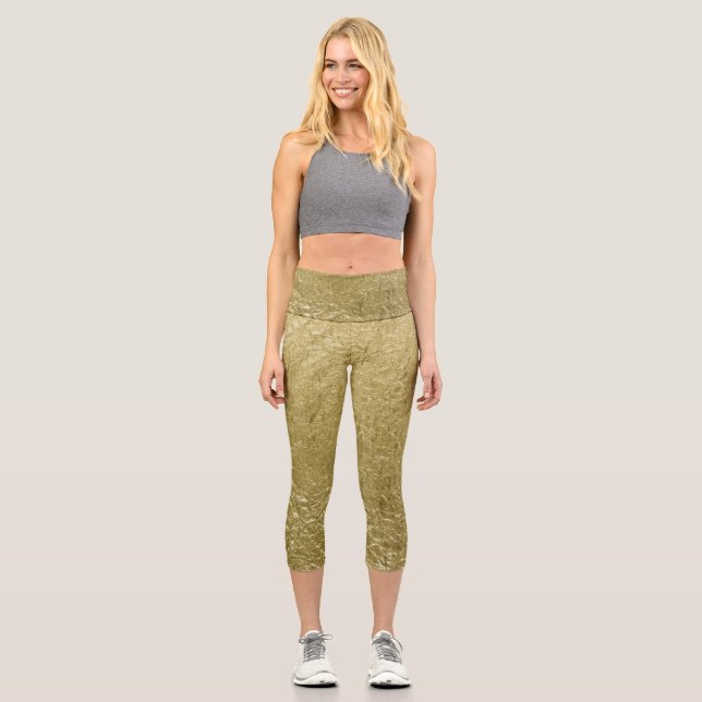 Gold leaf capris (Front)