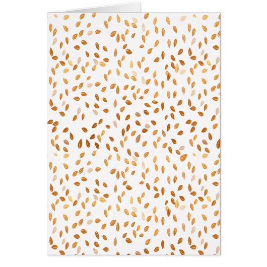 Gold Leaf Confetti Pattern Cards (Front)