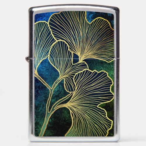Gold Leaf Deco Zippo Lighter