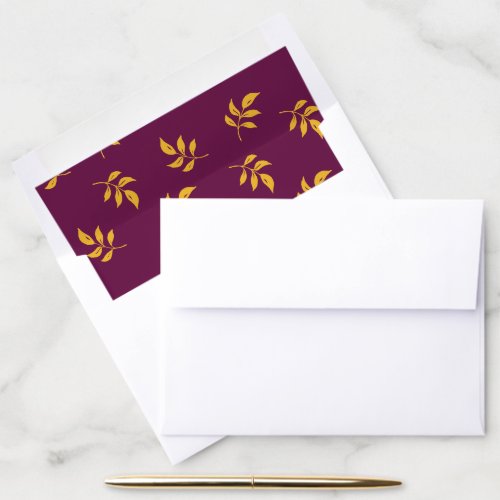 Gold Leaf Envelope Liner