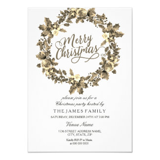 christmas drinks invite