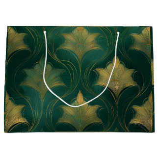 Gold Leaf Large Gift Bag