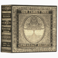 Gold Leaf Look Genealogy Binder