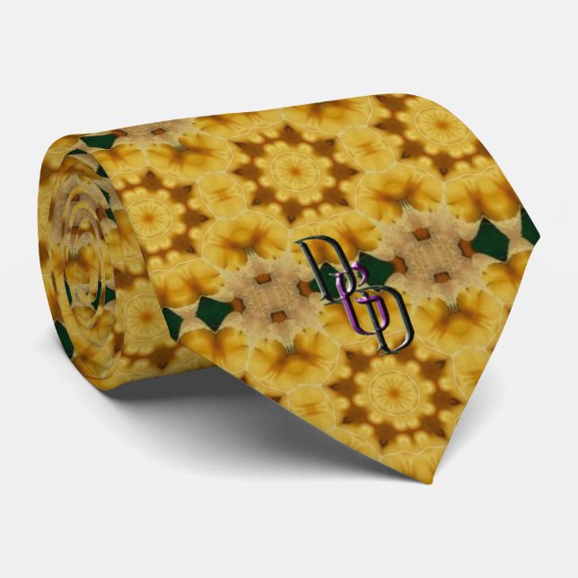 Gold Leaf Neck Tie (Rolled)