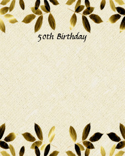 50th birthday flyers zazzle