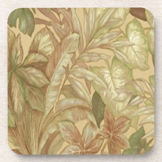 Gold Leaves Coasters (Front)