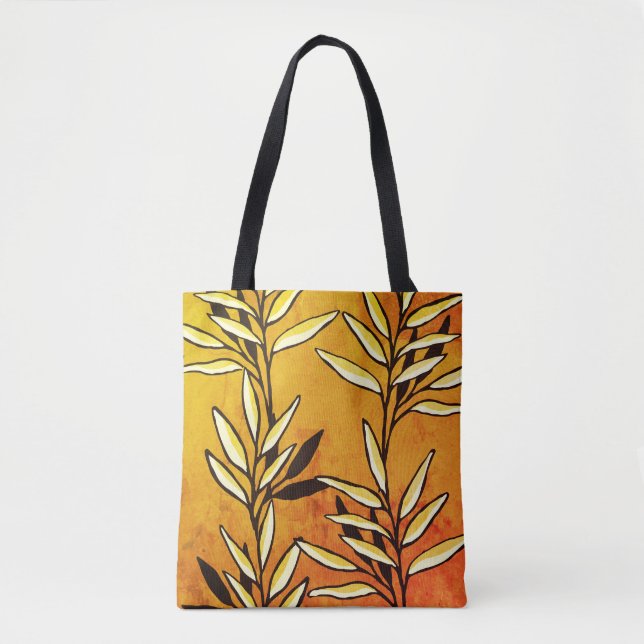 Gold Leaves Tote Bag (Front)