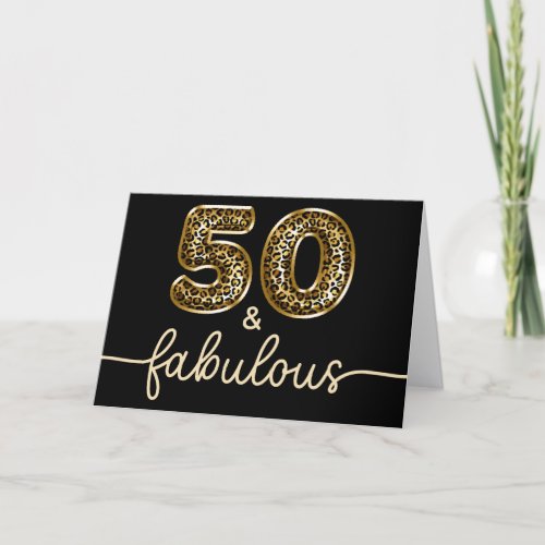 Gold Leopard 50 and Fabulous Black