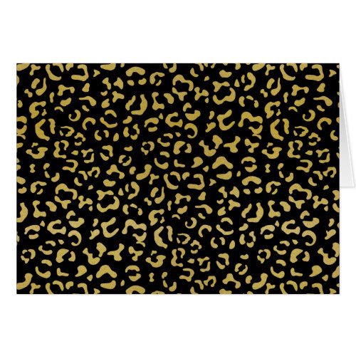 Gold Leopard Gold Glitter Leopard Pattern