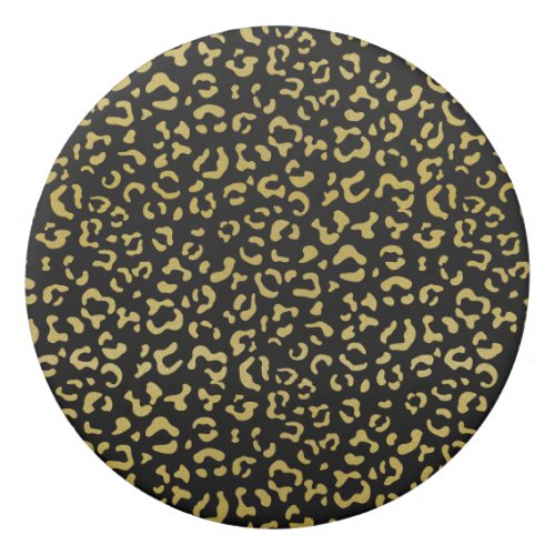 Gold Leopard Gold Glitter Leopard Pattern Eraser