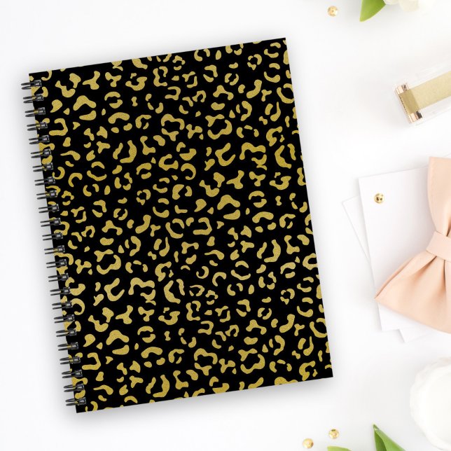 Gold Leopard, Gold Glitter, Leopard Pattern Planner (Creator Uploaded)