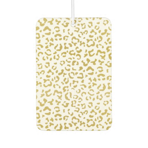 Gold Leopard Gold Glitter Leopard Print Air Freshener