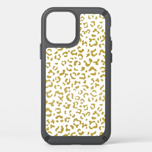 Gold Leopard Gold Glitter Leopard Print Speck iPhone 12 Case