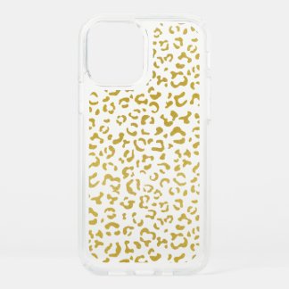 Gold Leopard, Gold Glitter, Leopard Print Speck iPhone 12 Case