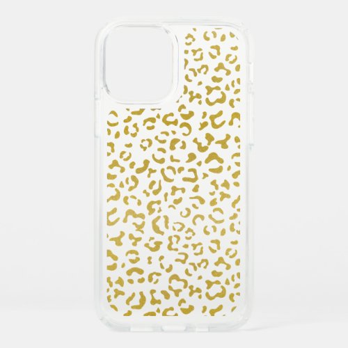 Gold Leopard Gold Glitter Leopard Print Speck iPhone 12 Case
