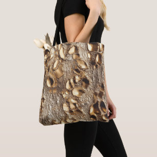 Gold Leopard Metallic Spots Tote Bag
