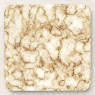 Gold light black marble texture beverage coaster