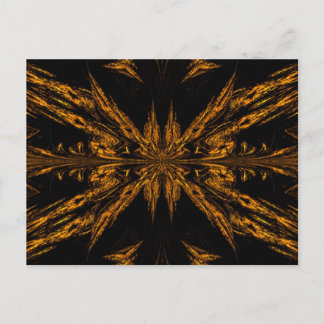 Gold Light Butterfly Postcard