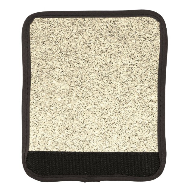 Gold light soft glitter sparkles luggage handle wrap (Front)