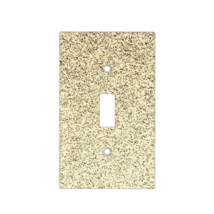 Gold light soft glitter sparkles switch cover