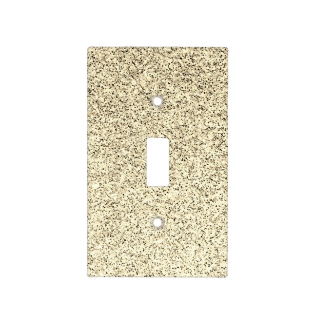 Gold light soft glitter sparkles switch cover (Front)