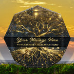 Gold Lights Tree  Acrylic Award<br><div class="desc">Golden lights tree of life design.</div>