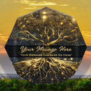 Gold Lights Tree Acrylic Award