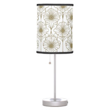 Gold Line Floral Pattern