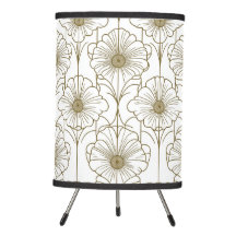 Gold Line Floral Pattern