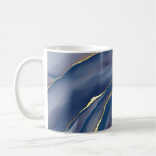Gold Line: Luxury Abstract Inkscape Coffee Mug