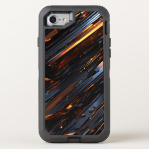 Gold line theme OtterBox defender iPhone SE/8/7 case