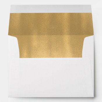 Gold Lined Wedding Envelope by Myweddingday at Zazzle