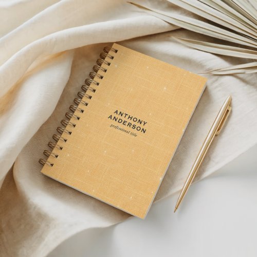 Gold Linen Texture with Subtle White Sparkle Planner