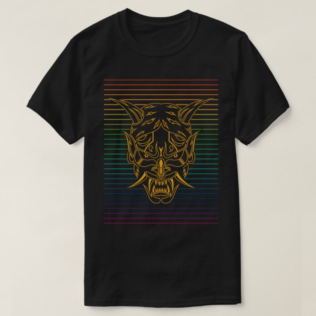 Gold Lines Shinigami 1 T-Shirt (Design Front)