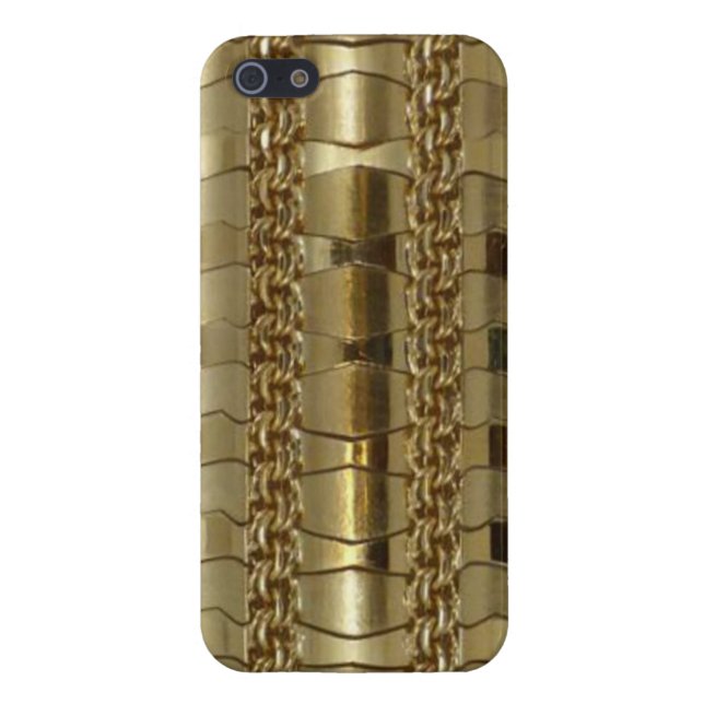 Gold Links and Braid iPhone Case (Back)