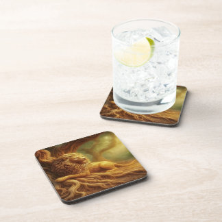 Gold Lion Coasters
