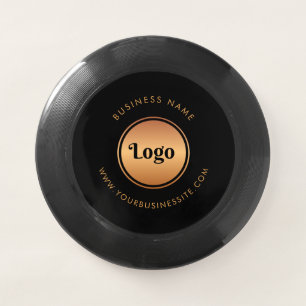 Gold Logo & Custom Text Business Company Branded Wham-O Frisbee