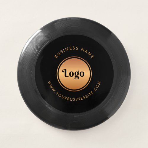 Gold Logo  Custom Text Business Company Branded  Wham_O Frisbee