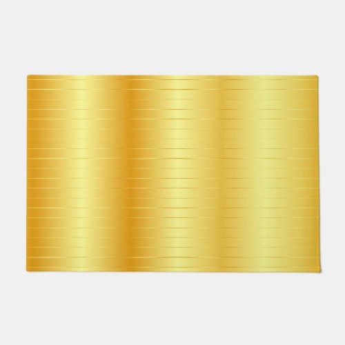 Gold Look Custom Elegant Trendy Template Doormat