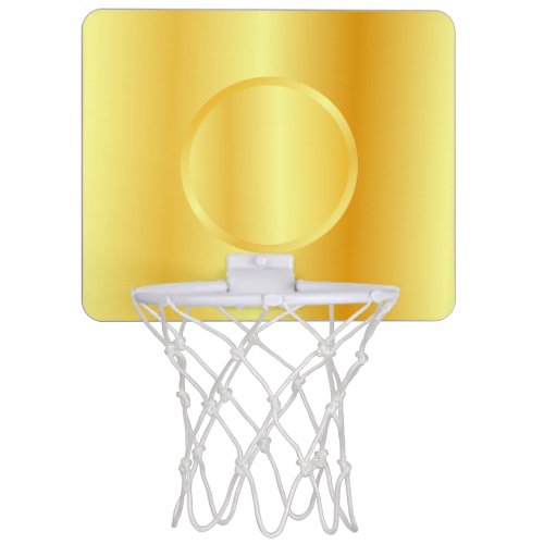Gold Look Elegant Glamour Trending Template Mini Basketball Hoop