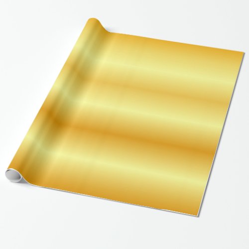Gold Look Elegant Modern Golden Gift Glossy Wrapping Paper