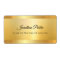 Gold Look Hand Script Name Professional Elegant
